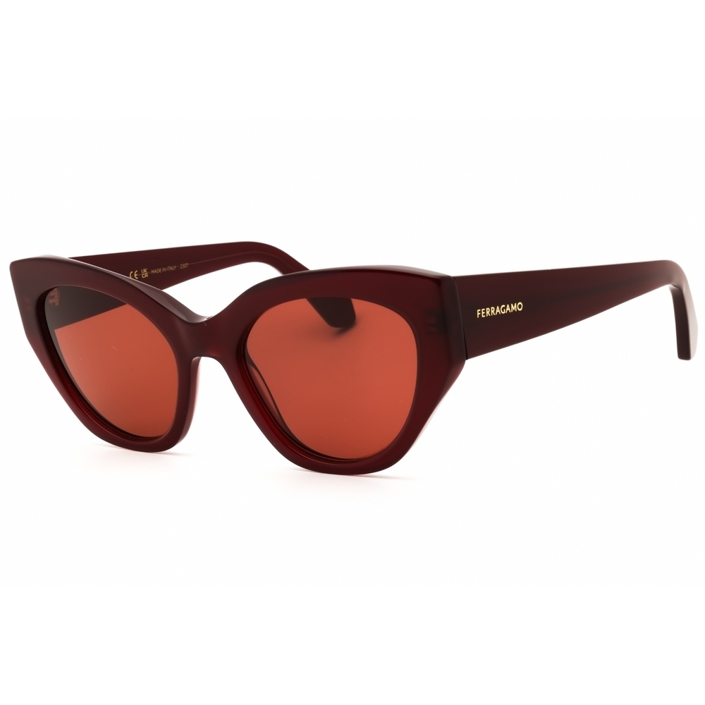Salvatore Ferragamo SF1107S Sunglasses Opaline Wine Acetate Cat-Eye